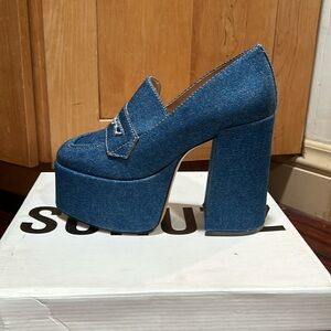 Platform Jean loafers